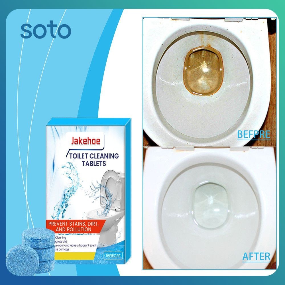 SOTO Limpador De Banheiro Produtos De Limpeza Superiores Higiênico Banheiro Encaixotado JHC02 Limpeza De Alta Eficiência Desodorante Limpador De Banheiro Comprimidos De Limpeza Par