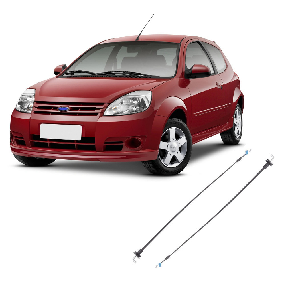 Par 2 Unid Cabo Fechadura Porta Ka G2 De 2008 A 2014 Dir. + Esq. em Oferta na Shopee