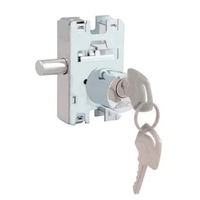 Fechadura Porta Vidro Arouca Cilindro Redondo Santa Marina