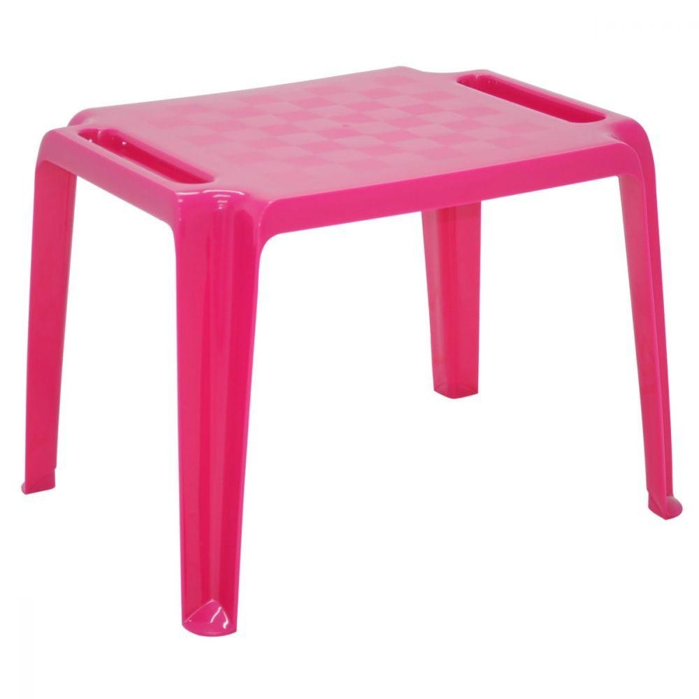 Mesa Infantil Tramontina Dona Chica Polipropileno Rosa em Oferta na Shopee