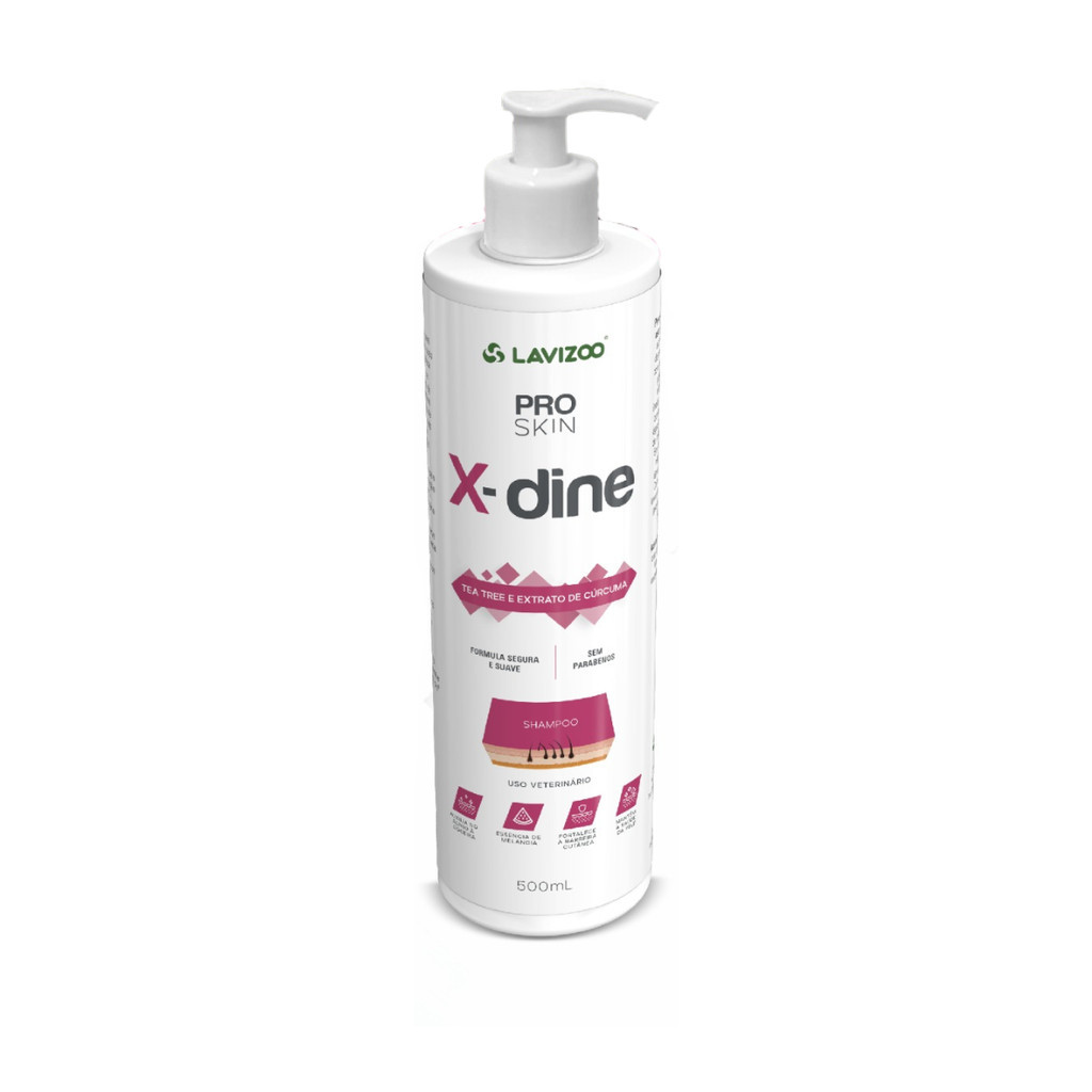 Shampoo Clorexidina Cachorro Gato Dermatite X Dine 500ml