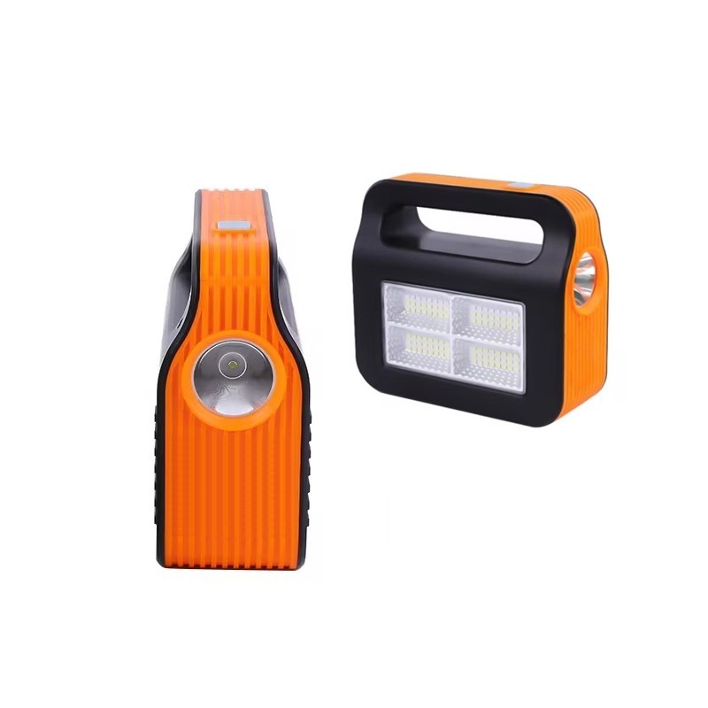 Lanterna LED Solar Recarregável com 80m de Alcance e Bateria Durável para Externos e Aventuras