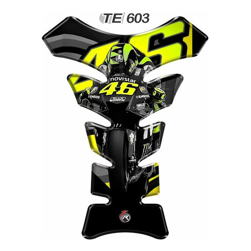 Protetor De Tanque Yamaha Modelos Valentino Vr 46 Resitank