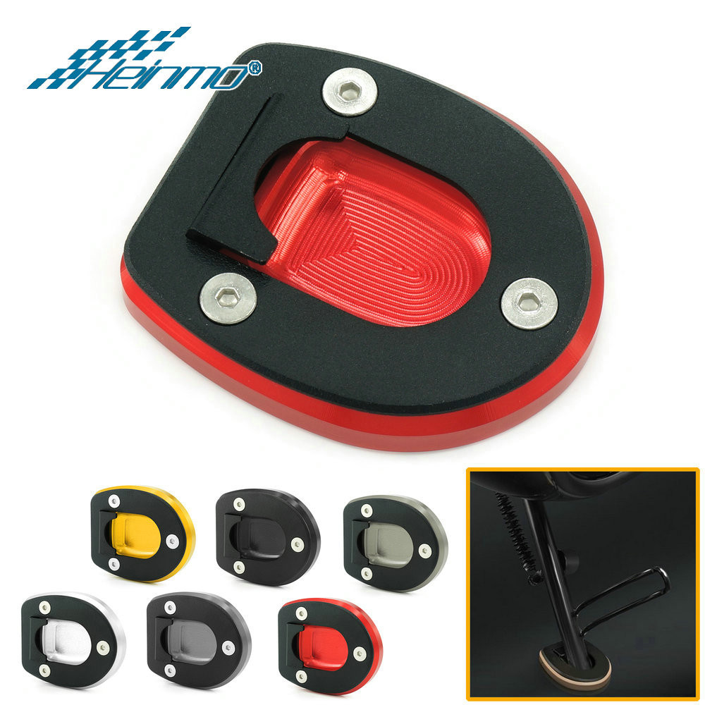Para VESPA GTS250 GTS300 2013-2020 CNC Kickstand Suporte Lateral Placa De Extensão