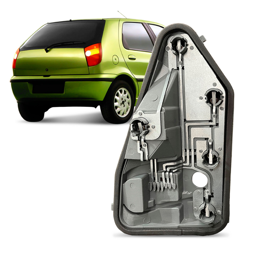 Circuito Soquete Lanterna Traseira Fiat Palio G1 Young 1996/2001 Ld Le