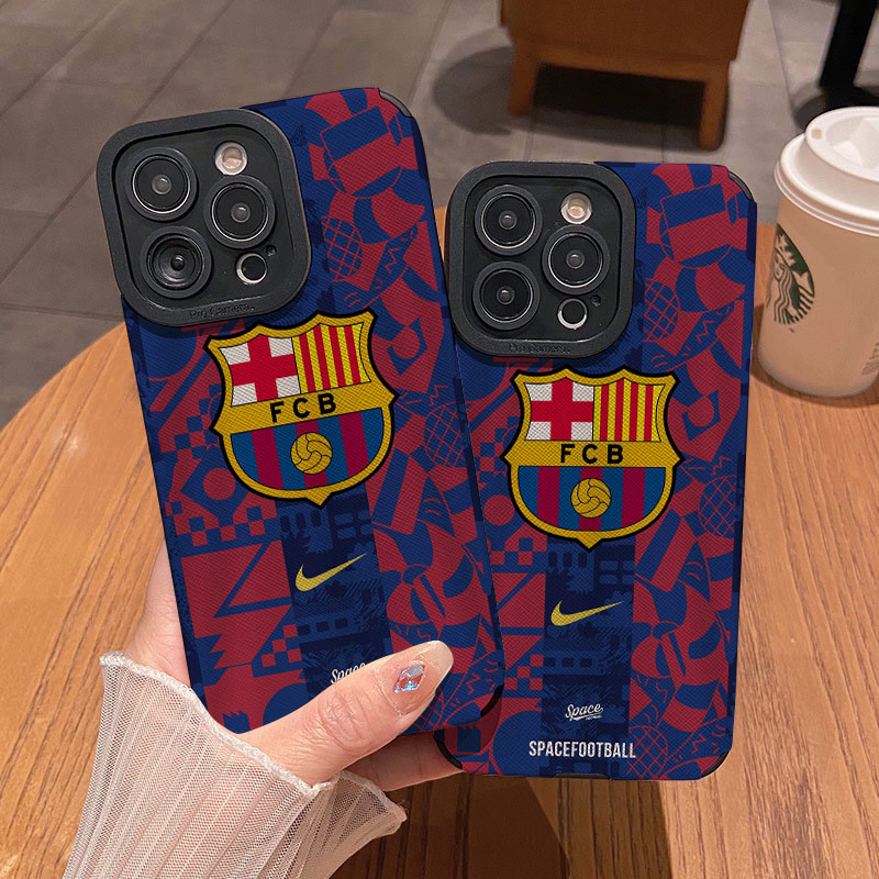 Canal Barcelona Club Adequado para Apple 16 /15/14Promax Caixa 13 /12 /11 Caixa Unique Caixa para telefone Premium