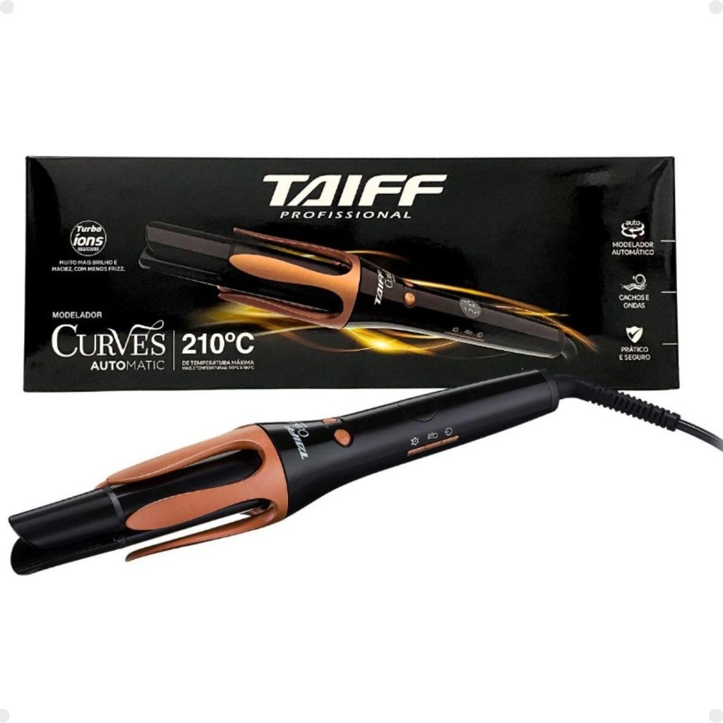 MODELADOR AUTOMÁTICO TAIFF CURVES AUTOMATIC 210°C BIVOLT