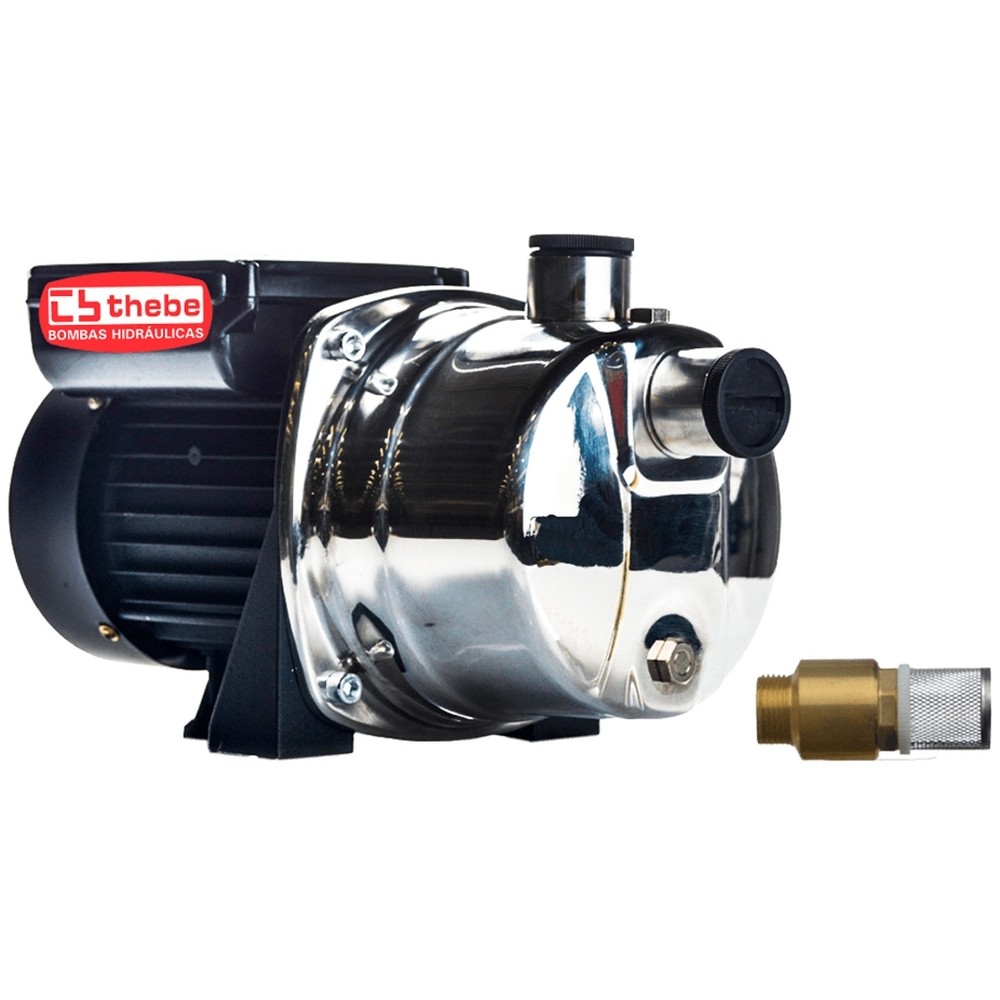 Bomba Autoaspirante Thebe TJET-60 INOX 1/2CV IP44 Monofásica 127/220