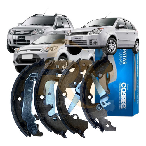 Kit Sapata Freio Traseira Original Cobreq Fiesta Ecosport Zetec 1.0 / 1.6 2002 A 2014 em Oferta na Shopee