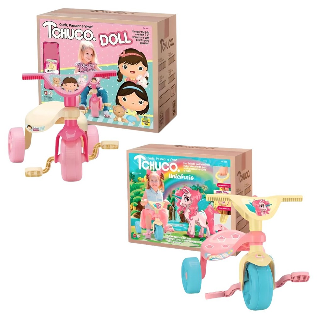 Triciclo Infantil Tchuco Baby - Samba Toys em Oferta na Shopee