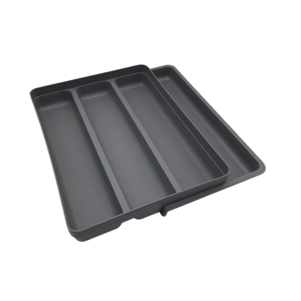Organizador Divisor Porta Talheres Extensível Com Separador De Gaveta Para Cozinha Cinza Ou em Oferta na Shopee