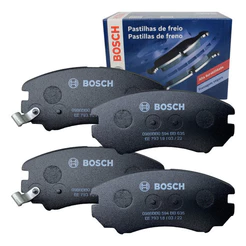 Kit 4 Pastilha Dianteira Original Bosch Tucson Sportage Sonata 2.0 2.7 2001 a 2014