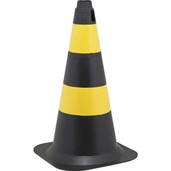 Cone De Sinalização Rigido Pvc 50cm Trânsito Epi Pic Plasticos