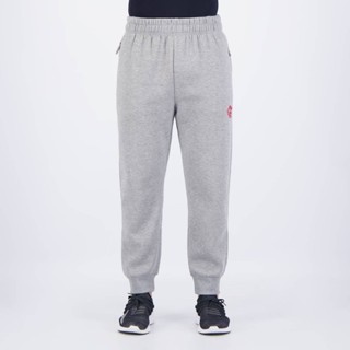 Calça Moletom Flamengo Rest Mescla Cinza em Oferta na Shopee