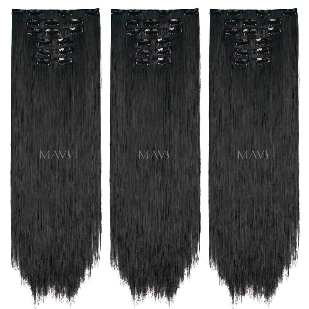 Mega Hair no TIC TAC 45cm Liso 100g Castanho 100% Humano em Oferta na Shopee