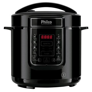 Panela Elétrica de Pressão Philco PPP01P | 6 Litros, Painel Digital, com 13 Funções, Preto em Oferta na Shopee