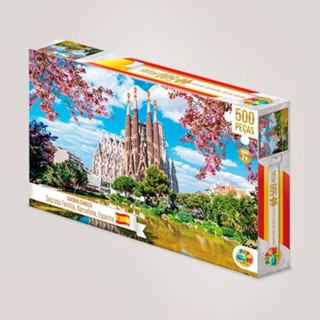 Quebra Cabeça 500 peças Sagrada Família, Barcelona Espanha em Oferta na Shopee