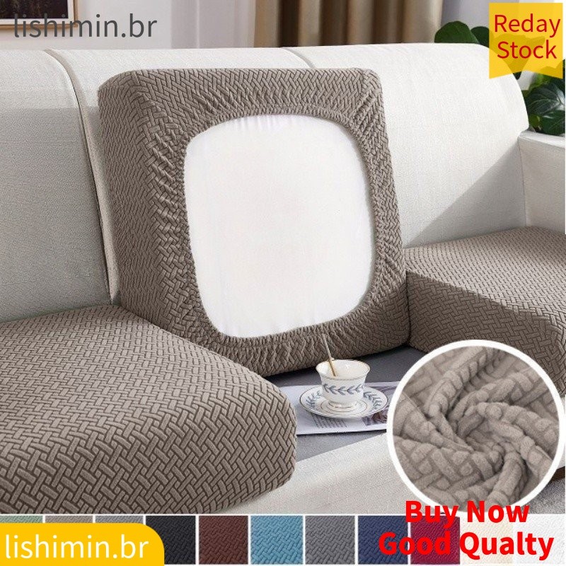 Novo Tipo T Sofá Elástico Jacquard Seção 1/2/3/4 Lugares Móveis Para Almofadas De Animais De Estimação Crianças