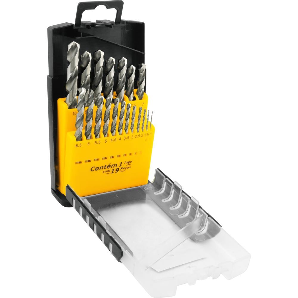 Jogo Broca Din 338 Hss 110mm 19 peças Vonder em Oferta na Shopee