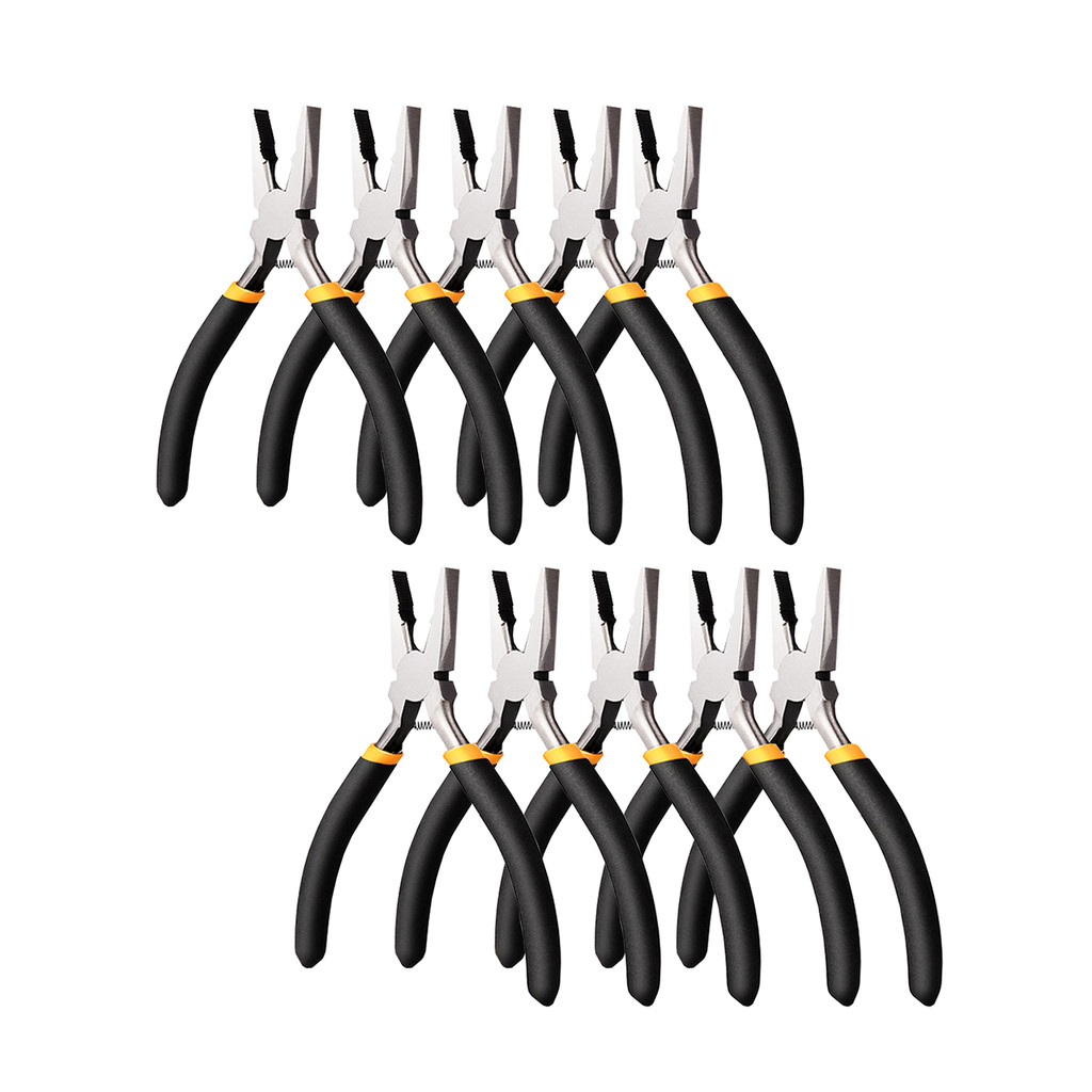 Kit 12 Mini Alicates Universal 11cm Fertak Atacado Pequenos Reparos Eletrônicos Bijuteria Artesanato