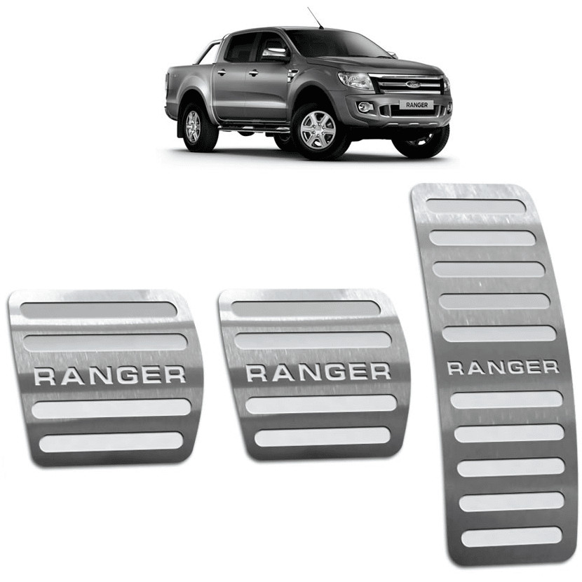 Pedaleira Ranger 13/16 Manual Aço Inox - Não fura o pedal