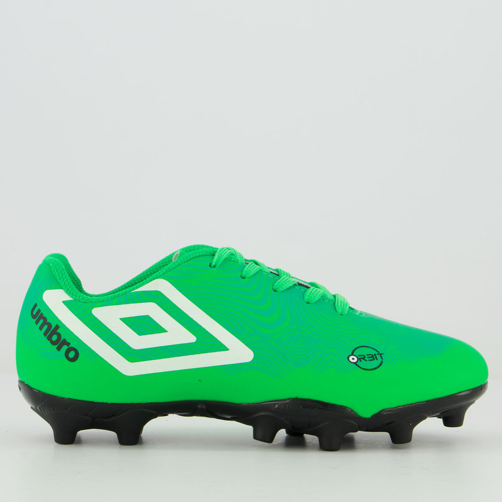 Chuteira Umbro Orbit Campo Juvenil Verde em Oferta na Shopee