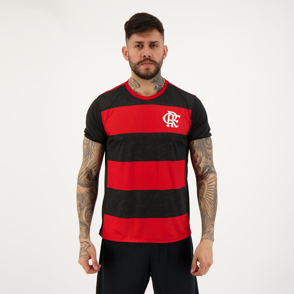 Camisa Flamengo Speed Preta em Oferta na Shopee