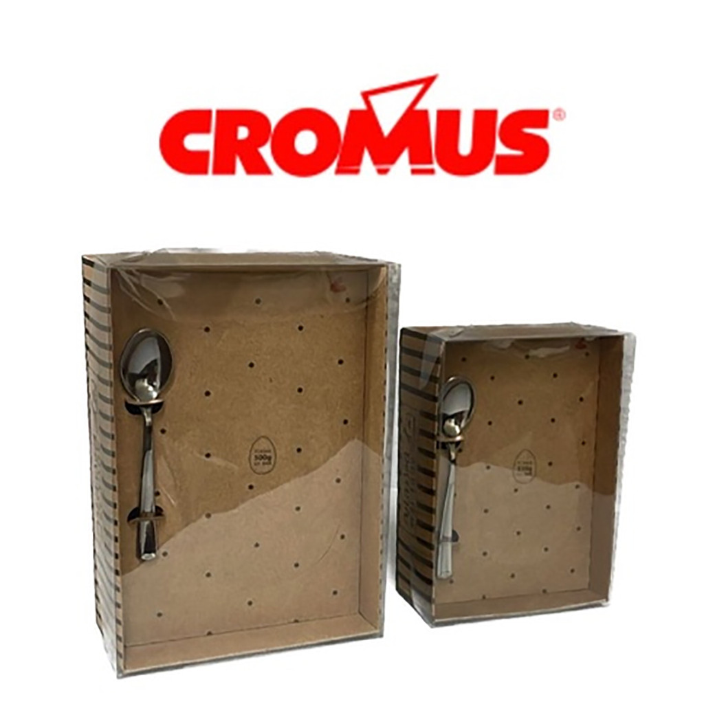Caixa para Ovo de Páscoa 250/500g Kraft Doçura Marca Cromus Embalagem Presente Confeitaria