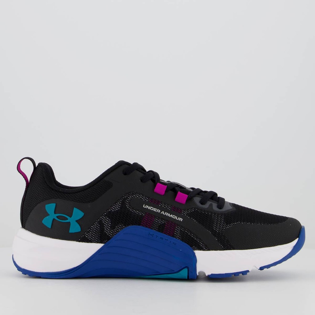 Tênis Under Armour Tribase Reps Preto e Azul