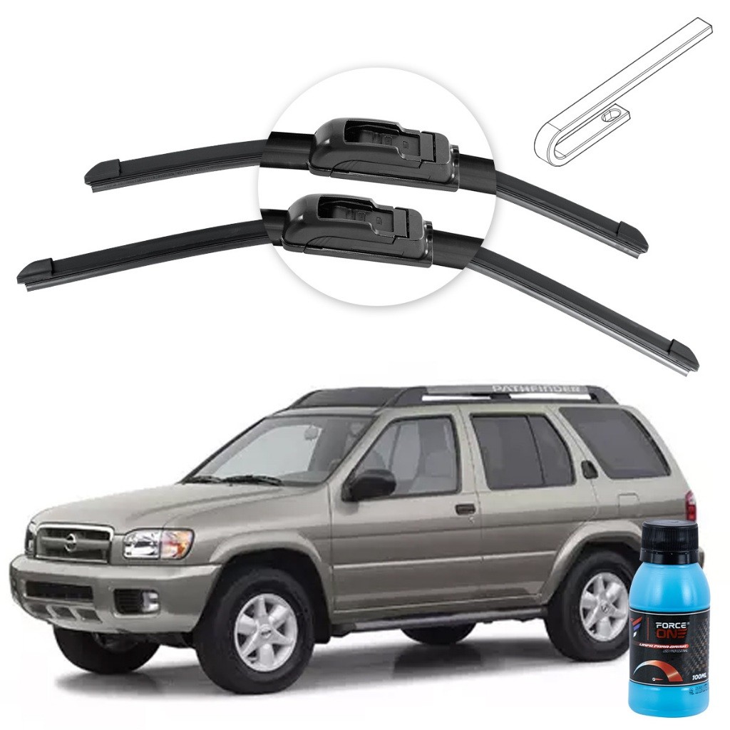 Palheta Limpador de Parabrisa Nissan Pathfinder ano 00 a 04 Universal em Oferta na Shopee