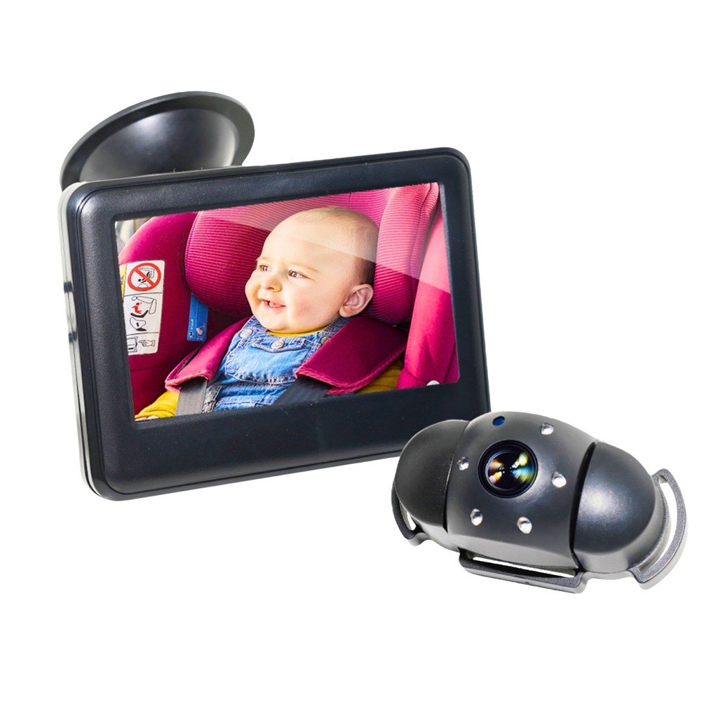 Espelho Retrovisor Com Câmera Para Ver Bebê Carro Maxi Baby - Mom & Baby