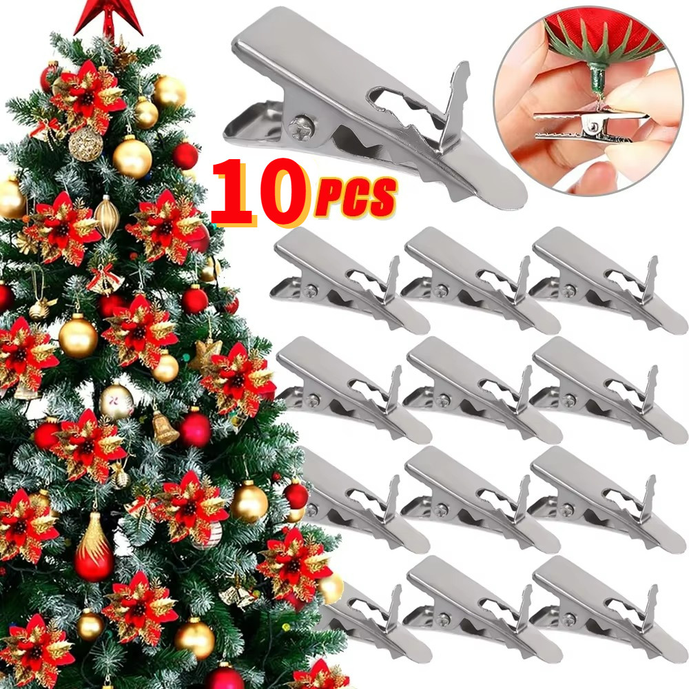 10/1 Unidade De Clipes De Enfeite De Árvore De Natal-Grampos Fixos De Flor Clipe De Memorando De Foto De Cartão DIY Jaca em Oferta na Shopee