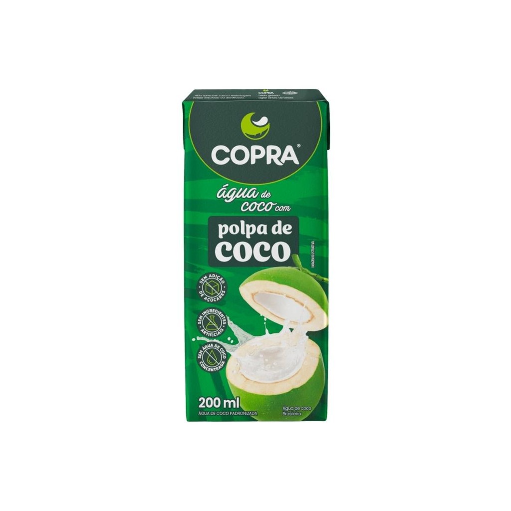 Copra Água de Coco com Polpa 200ml