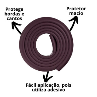 2 metros Protetor De Quina Rolo Borda de Mesa Eva Espuma Seguranca em Oferta na Shopee