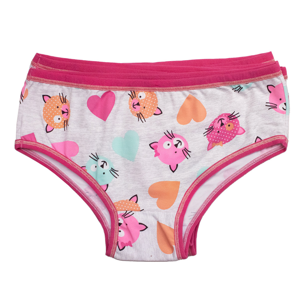 Calcinha Infantil Menina Estampada Microfibra Confortável De Criança Empório Da Roupa
