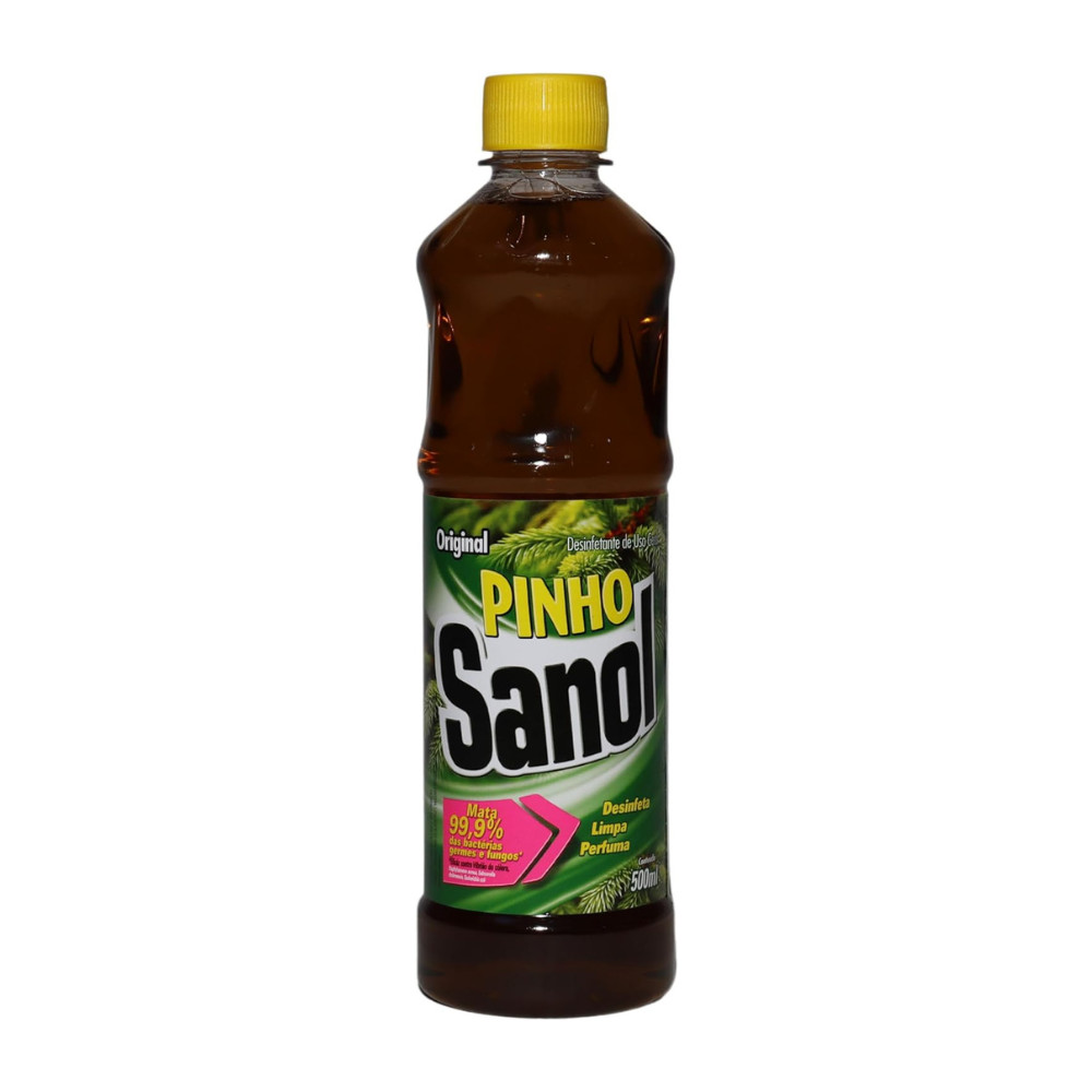 Desinfetante Pinho Multiuso Uso Geral Original 500Ml Sanol - Home & Living
