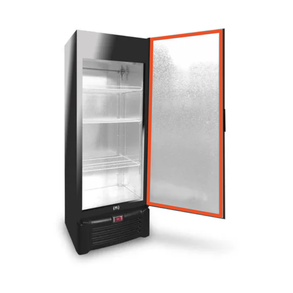 Borracha Gaxeta Geladeira Freezer para Gelopar Gvs45rs 160x66cm(preto)