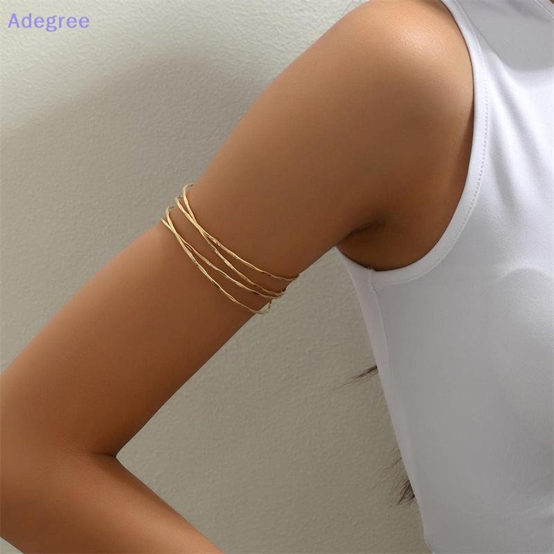 Adegree Multicamadas Cor De Ouro Manguito Pulseira Para Mulheres Estilo Punk De Metal Minist Design Ins Uso Diário Jóias em Oferta na Shopee