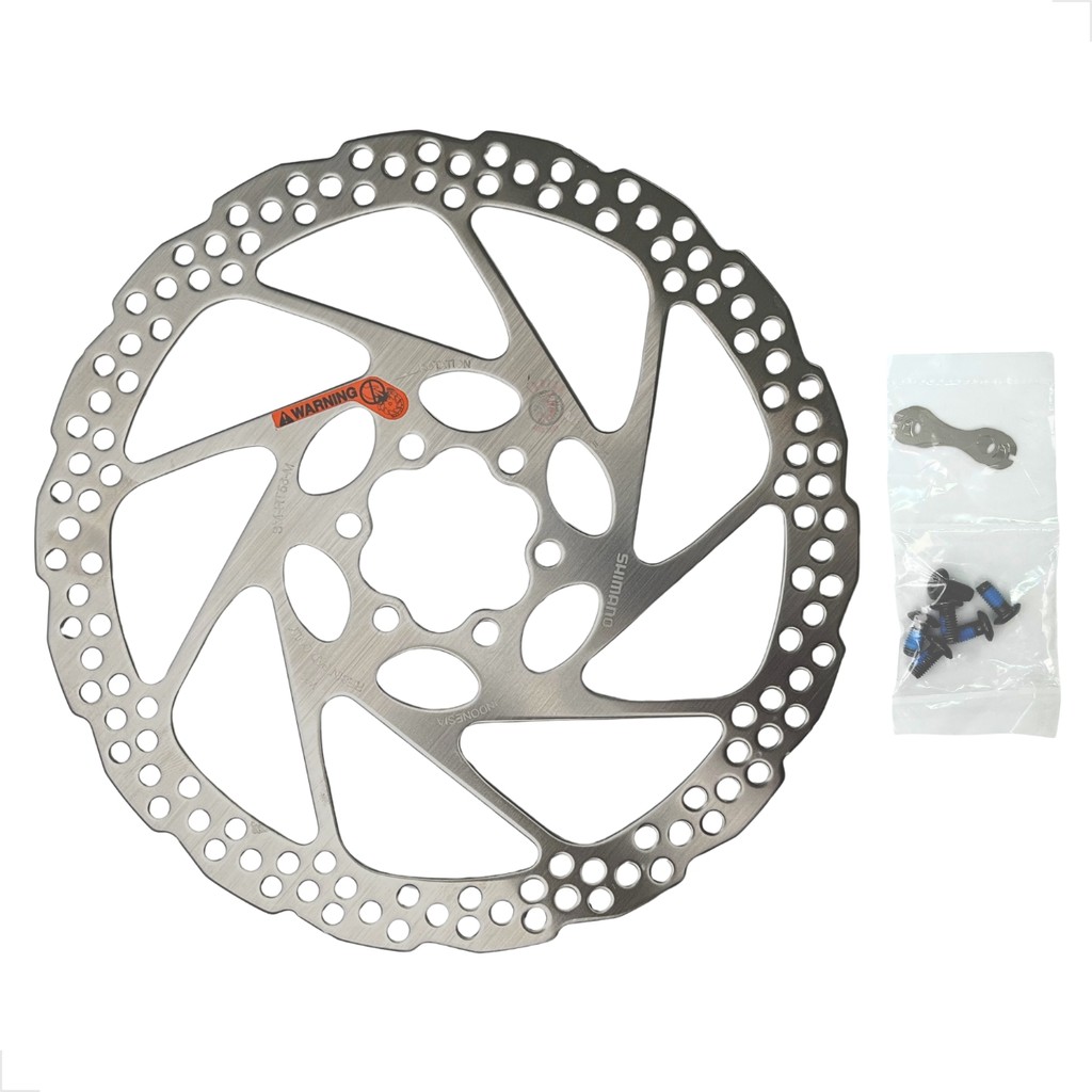 DISCO DE FREIO / ROTOR SHIMANO SM-RT56 180MM 6 FUROS C/ PARAFUSOS P/ PASTILHA DE RESINA - MTB em Oferta na Shopee