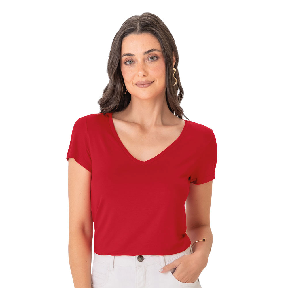 Blusa Mullet Viscose Malwee Básicos 1000037400 Viscose