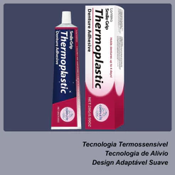 Cola Para Dentadura 28g , Adesivo Fixação De Dentaduras , Macia De Longa Duração Mulheres Diárias , Homens , Adultos kag
