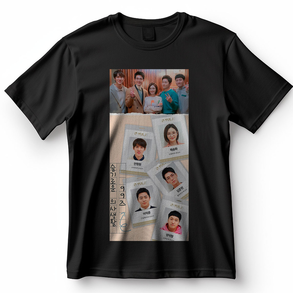 Camiseta Hospital Playlist Identificação Personagens Kdrama Blusa Camisa 100% Algodão