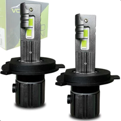 Par de Lâmpadas LED Mini VCLEAR Encaixes H1 H3 H4 H7 H8 H9 H11 H27 HB3 HB4 6000K 12v