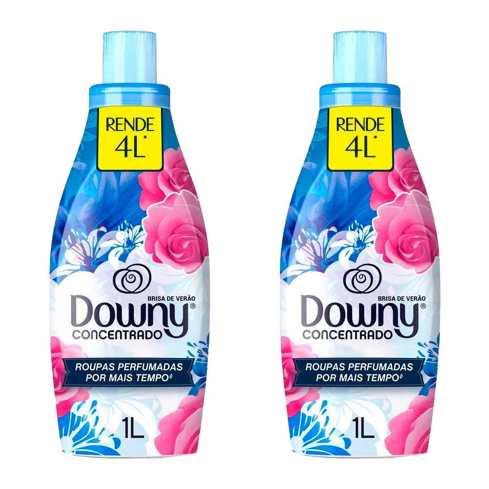 Kit 2 Amaciantes Downy Concentrado Brisa de Verão 1L cada