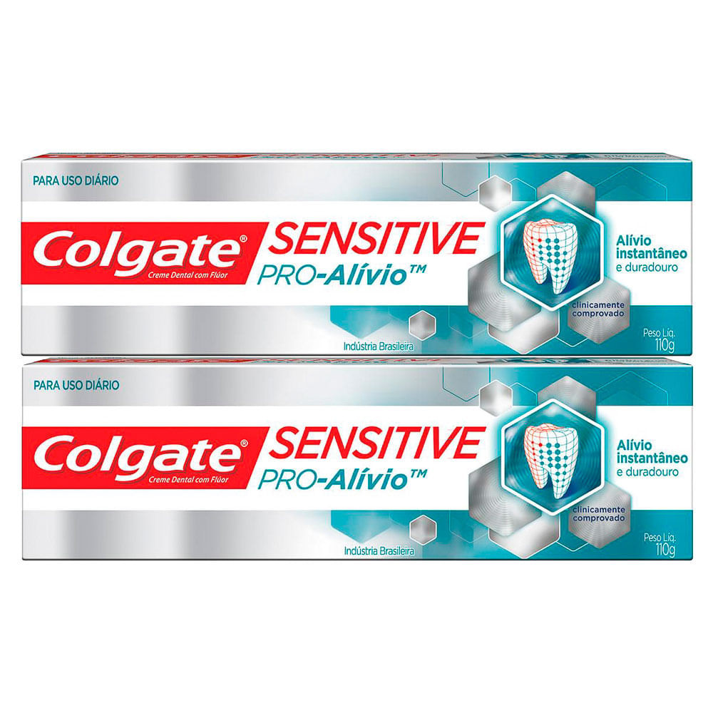 Kit 2 Creme Dental Colgate Sensitive Pro-Alívio 110g - Health