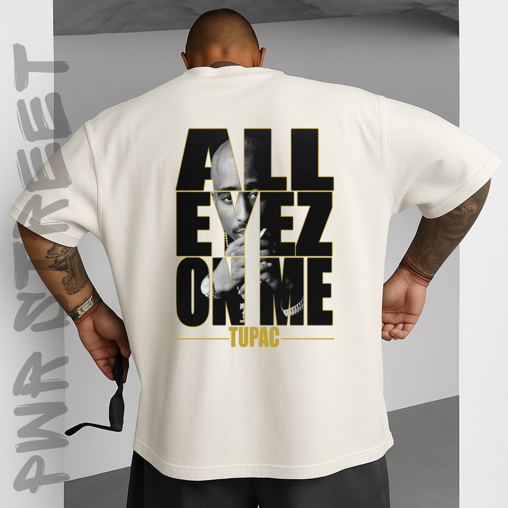 Camiseta camisa oversized estampada 100% algodão streetwear rapper americano 2 costas