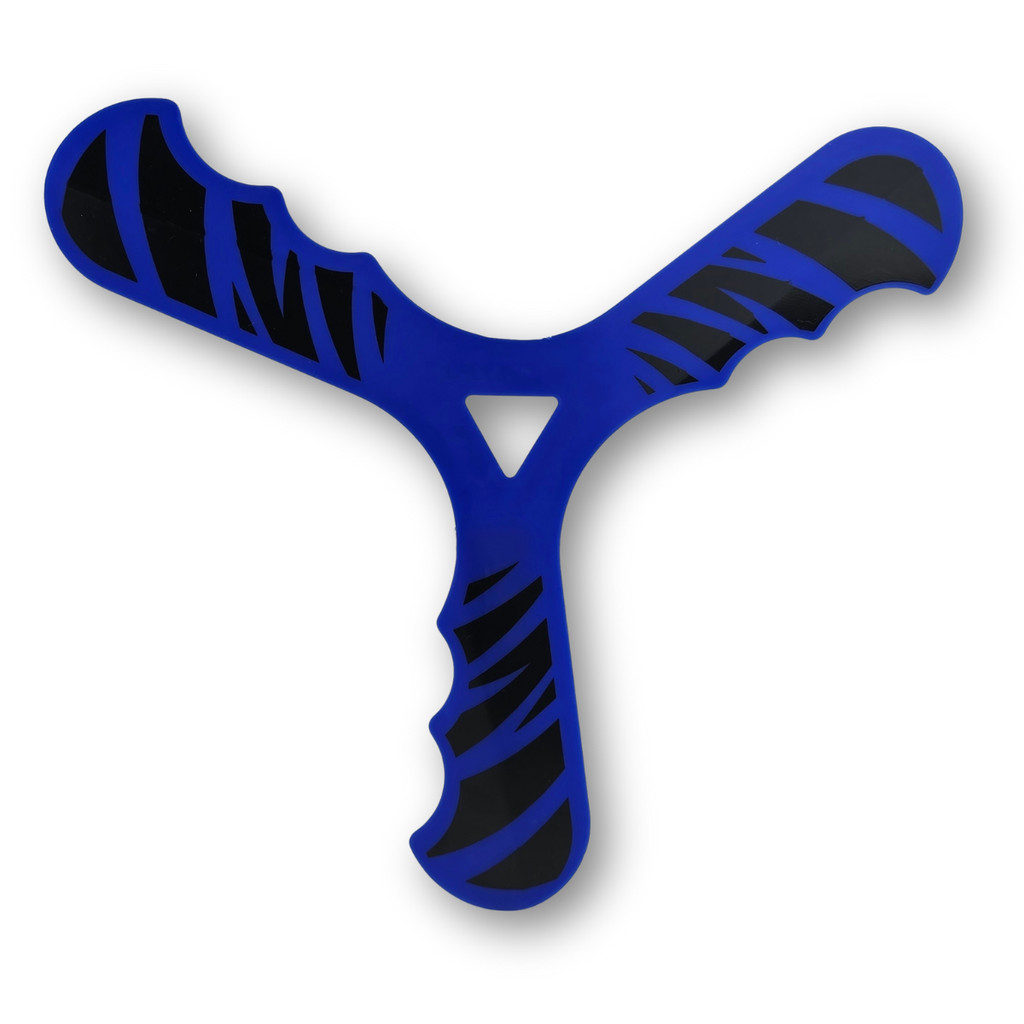 Bumerangue Vortex Boomerang Lançamento - Novo Modelo Premium Cor:Azul