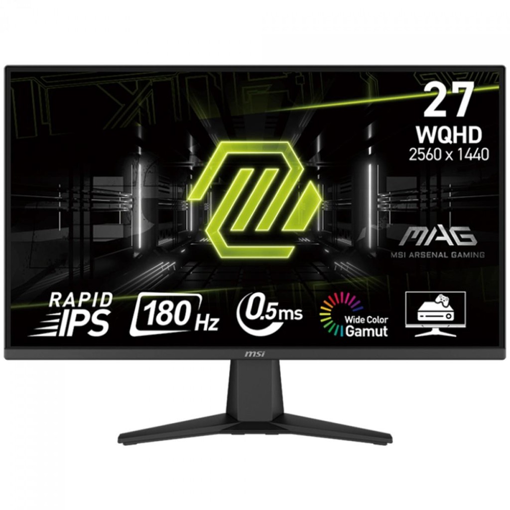 Monitor Gamer MSI MAG 275QF, 27 Pol, WQHD, Rapid IPS, 0.5ms, 180Hz, 101% sRGB, HDMI/DP, MAG 275QF
