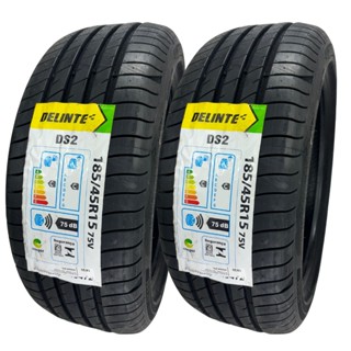 Kit 02 Pneus 185/45R15 Delinte DS2 Original 75V Perfil Baixo, Esportivo e Alta Aderência em Oferta na Shopee