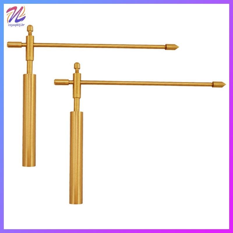 2 Pçs Dragão De Cobre Buscando Haste Radiestesia Energia Ao Ar Livre Água Bruxa Detector Ajustável Medição Ferramenta De em Oferta na Shopee